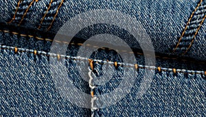 Blue jeans texture background.