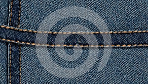 Blue jeans texture background.