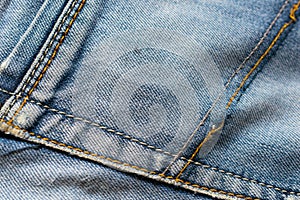 Blue jeans texture or background materia