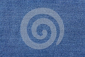 Blue jeans texture. Denim fabric background.