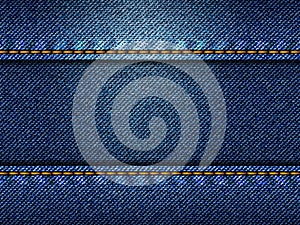 Blue jeans texture, illustration