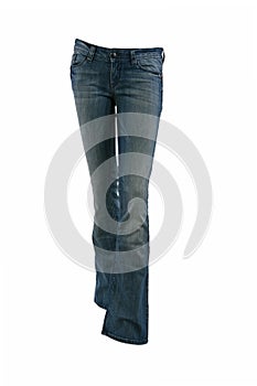 Blue jeans trousers