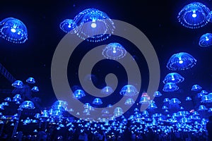 blue jellyfish led light