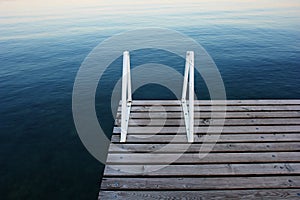 Blue jetty