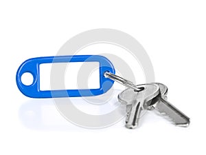 Blue keyring
