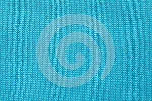 Blue knitted textured background