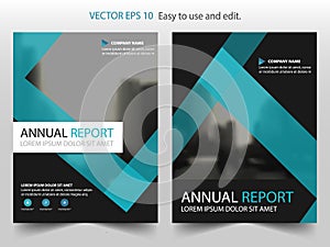 Blue label Vector Brochure annual report Leaflet Flyer template design, book cover layout design, abstract business presentation