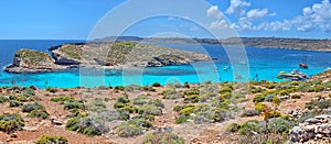 Blue Lagoon in Comino Island, Malta