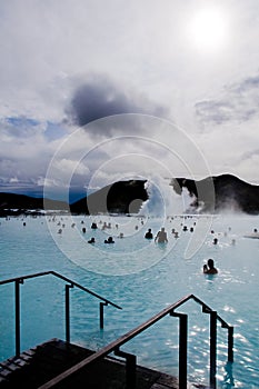 Blue Lagoon hot springs, Iceland photo