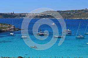 The Blue Lagoon in Malta