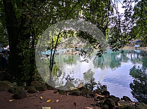 Blue Lake in hometown