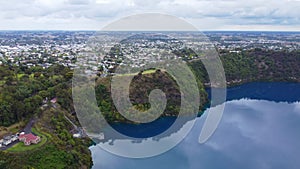Blue Lake is a large, monomictic at Mount Gambier in the Limestone Coast region of South Australia.