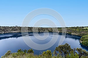 The Blue Lake in Mount Gambier, South Australia