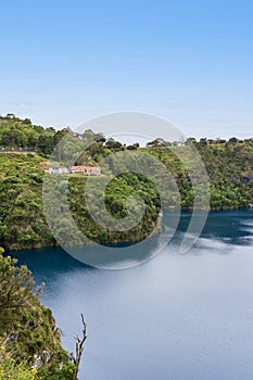 The Blue Lake in Mount Gambier, South Australia