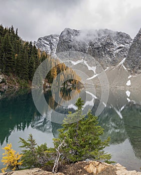 Blue Lake in North Cascades.