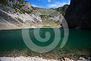 Blue Lake one of the karst lakes