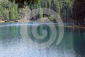 Blue lake Synevyr