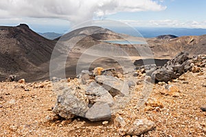 Blue Lake in Tongariro National Park