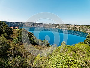 Blue Lake Volcano Crater. photo