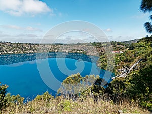 Blue Lake Volcano Crater. photo