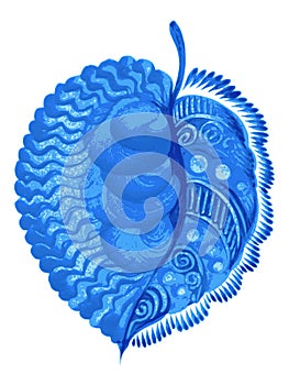 Blue leaf