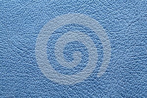 Blue leather
