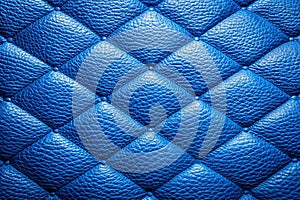 Blue Leather Texture for Interior Design
