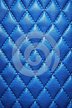 Blue Leather Texture for Interior Design