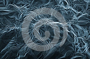 Blue leaves_abstract background