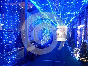 Blue LED illumination