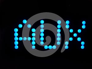 Blue LED inscription digital input isolated AUX