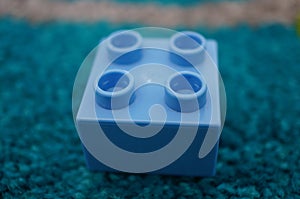 Blue Lego Duplo toy block