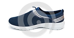 Blue leisure shoe for man