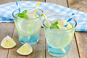 Blue lemonade