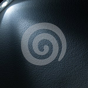 Blue Light Beam from Projector