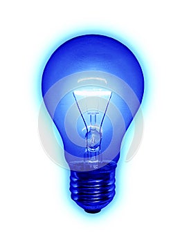 Blue Light Bulb