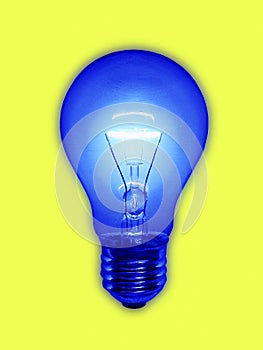 Blue Light Bulb
