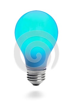 Blue Light Bulb