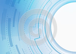 Blue light geomatic background