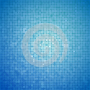 Blue light mosaic. Abstarct background. Vector illustration