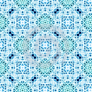 Blue Light Polygonal Mosaic Background, Fabric Design Templates