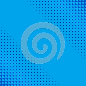 Blue and light blue retro comic background