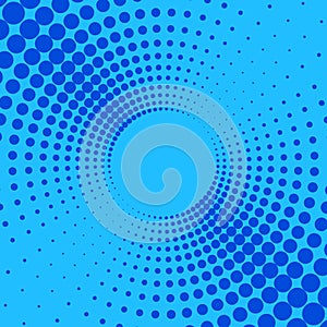 Blue and light blue retro comic background