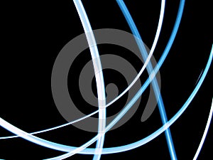 Blue Light Swirl