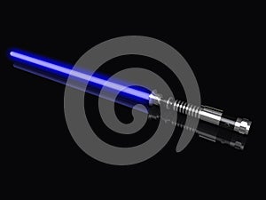 Blue light sword 3d