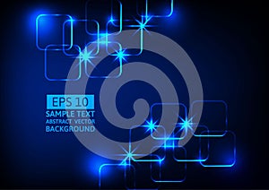 Blue light technology abstract background, Abstract digital concept