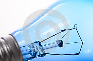 Blue light tungsten bulb.