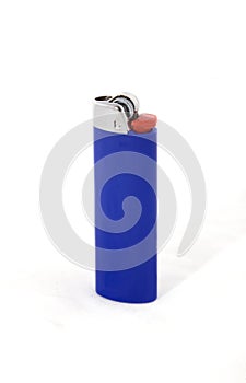 A blue lighter