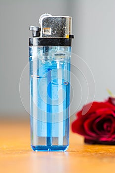 Blue lighter