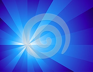 Blue lighting abstract